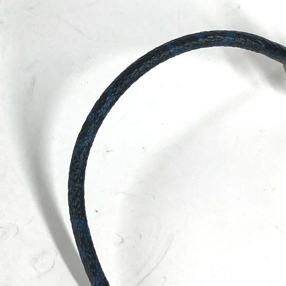 LOUIS VUITTON Blue Monogram Canvas Necklace